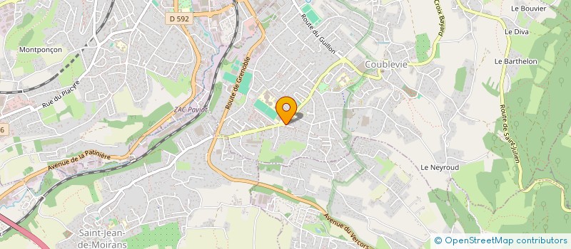 localisation de l'entreprise MADAME OCEANE REVERDY  COUBLEVIE