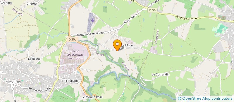 localisation de l'entreprise MADAME OCEANE REVERET  BRINDAS