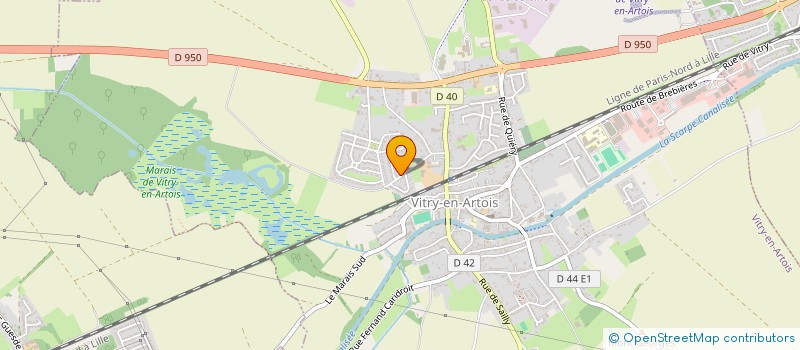 localisation de l'entreprise MADAME OCEANE ROBIN  VITRY-EN-ARTOIS