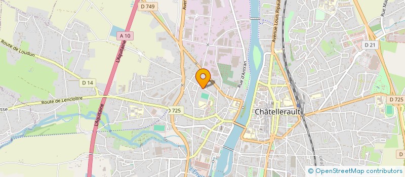 localisation de l'entreprise MADAME OCEANE ROMILLY à CHATELLERAULT