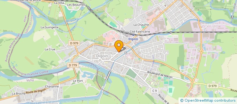 localisation de l'entreprise MADAME OCEANE ROSIER  DIGOIN