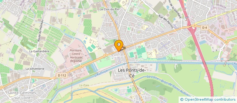 localisation de l'entreprise MADAME OCEANE ROUSSEAU à LES PONTS-DE-CE