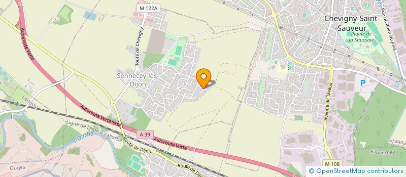 localisation de l'entreprise MADAME OCEANE ROUSSEL  SENNECEY-LES-DIJON