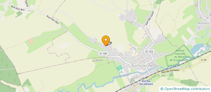 localisation de l'entreprise MADAME OCEANE ROY à AUCHY-LES-HESDIN