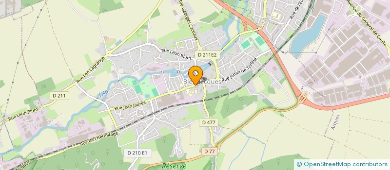 localisation de l'entreprise MADAME OCEANE SALOMEZ  BLENDECQUES