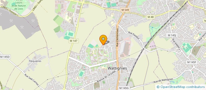 localisation de l'entreprise MADAME OCEANE SCHALAIRE  WATTIGNIES