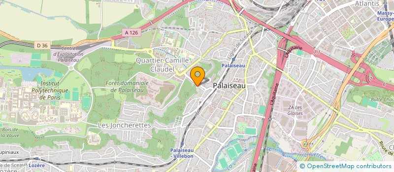 localisation de l'entreprise MADAME OCEANE SCHMITT  PALAISEAU