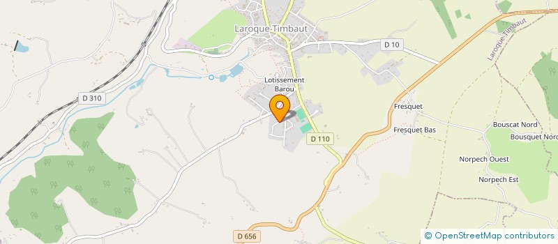 localisation de l'entreprise MADAME OCEANE SCIE  LAROQUE-TIMBAUT