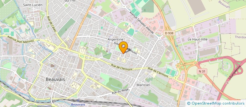 localisation de l'entreprise MADAME OCEANE SEIL  BEAUVAIS