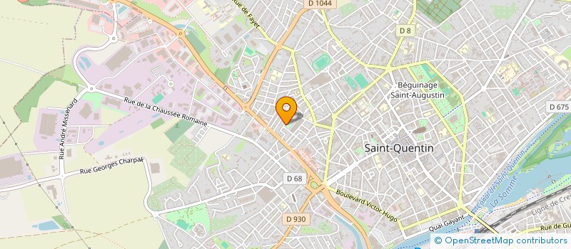 localisation de l'entreprise MADAME OCEANE SERREAU  SAINT-QUENTIN