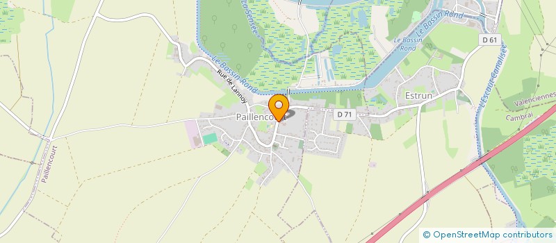 localisation de l'entreprise MADAME OCEANE SLOMA  PAILLENCOURT