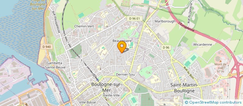 localisation de l'entreprise MADAME OCEANE SMERCK à BOULOGNE-SUR-MER