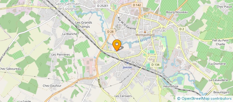localisation de l'entreprise MADAME OCEANE SONTHEIMER à JONZAC