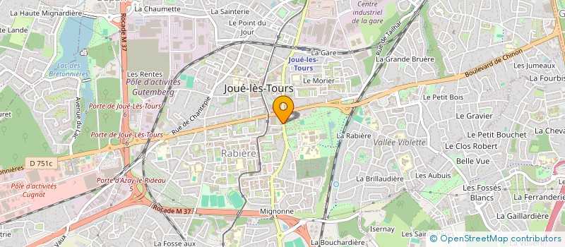 localisation de l'entreprise MADAME OCEANE SOULAT  MONTBAZON