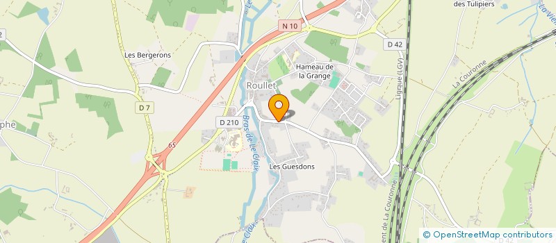 localisation de l'entreprise MADAME OCEANE STOREZ  ROULLET-SAINT-ESTEPHE