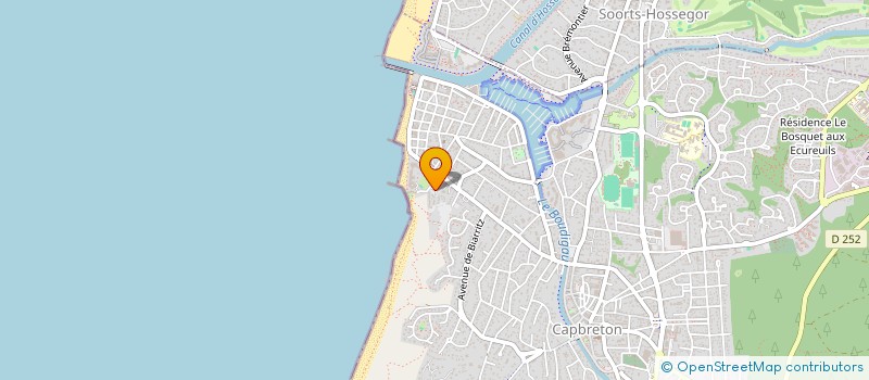 localisation de l'entreprise MADAME OCEANE TAILLENTOU  CAPBRETON