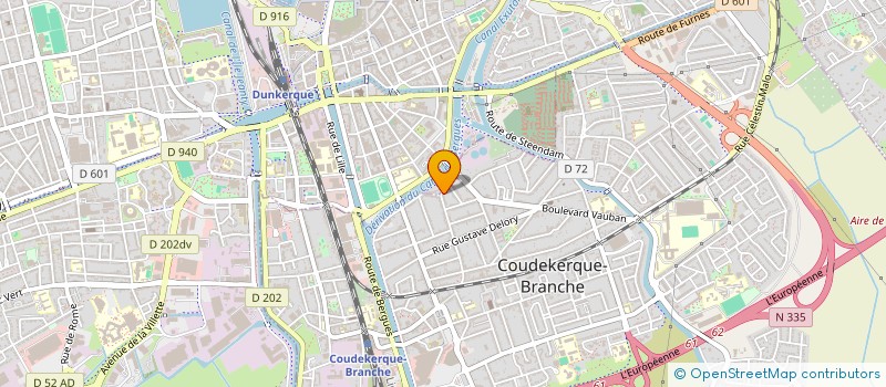 localisation de l'entreprise MADAME OCEANE TANGE  COUDEKERQUE-BRANCHE