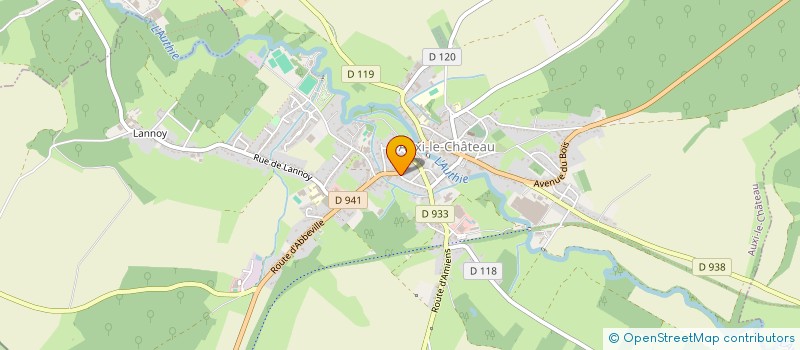 localisation de l'entreprise MADAME OCEANE THERET  AUXI-LE-CHATEAU