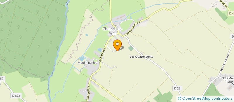 localisation de l'entreprise MADAME OCEANE THIBERVILLE  CHESSY-LES-PRES