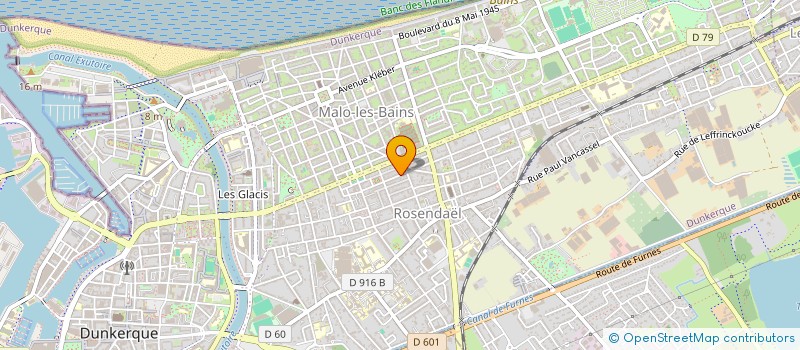 localisation de l'entreprise MADAME OCEANE THOMAS à DUNKERQUE