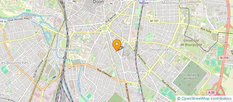 localisation de l'entreprise MADAME OCEANE THOUET  DIJON