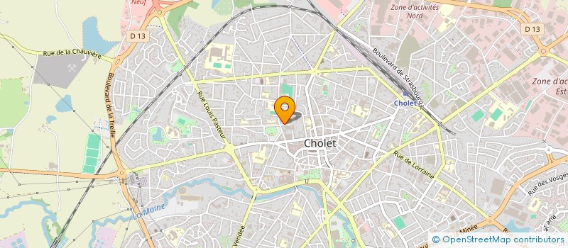 localisation de l'entreprise MADAME OCEANE TOQUEREAU  CHOLET