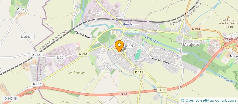 localisation de l'entreprise MADAME OCEANE TORDOIR  HOUDAN