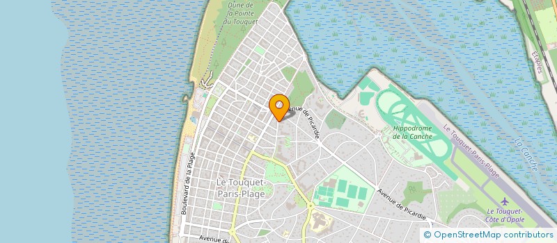 localisation de l'entreprise MADAME OCEANE TOURNIQUET  LE TOUQUET-PARIS-PLAGE