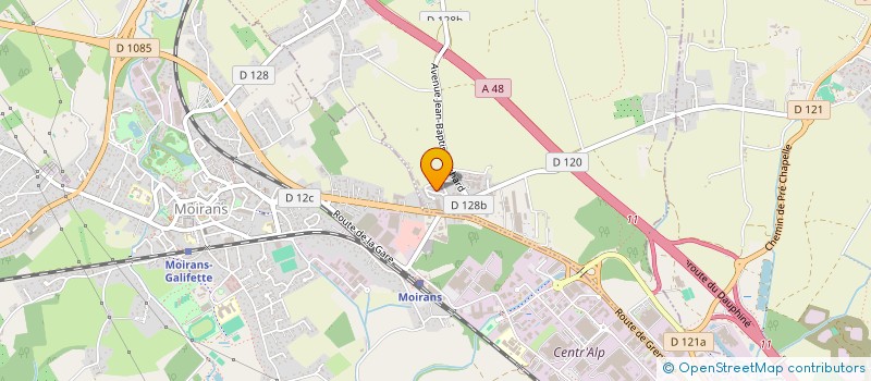 localisation de l'entreprise MADAME OCEANE UGHETTI  SAINT-JEAN-DE-MOIRANS