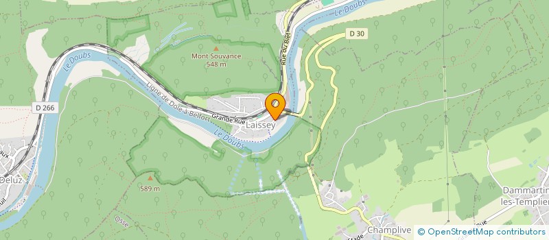 localisation de l'entreprise MADAME OCEANE VACHEROT  LAISSEY