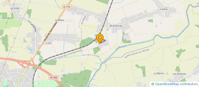 localisation de l'entreprise MADAME OCEANE VAILLAND  DREFFEAC