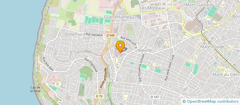 localisation de l'entreprise MADAME OCEANE VALENTIN  LE HAVRE