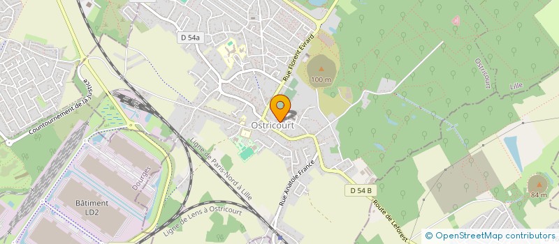 localisation de l'entreprise MADAME OCEANE VANDERSCHELDEN  OSTRICOURT