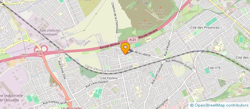 localisation de l'entreprise MADAME OCEANE VANDORT  LIEVIN