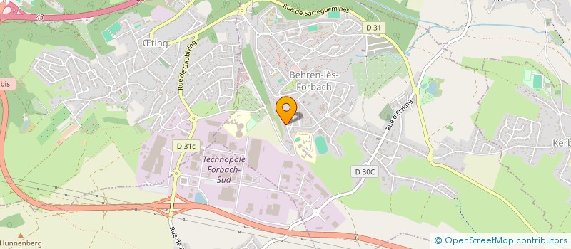 localisation de l'entreprise MADAME OCEANE VARGAS  BEHREN-LES-FORBACH