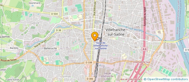 localisation de l'entreprise MADAME OCEANE VERGER  VILLEFRANCHE-SUR-SAONE