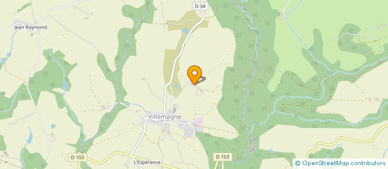 localisation de l'entreprise MADAME OCEANE VIDAL  VILLEMAGNE