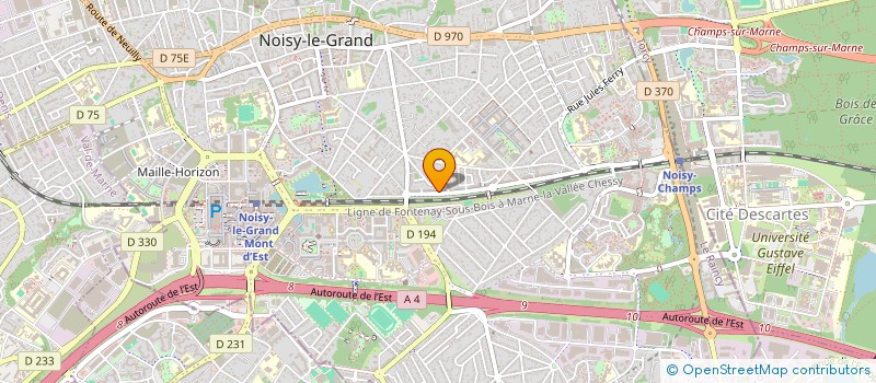 localisation de l'entreprise MADAME OCEANE VIRLOUVET  NOISY-LE-GRAND