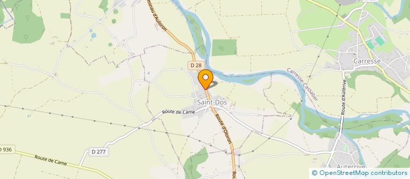 localisation de l'entreprise MADAME OCEANE VISCONTI  SAINT-DOS