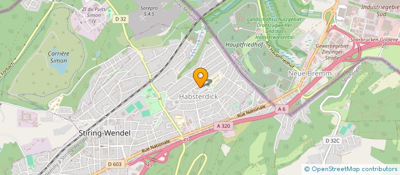 localisation de l'entreprise MADAME OCEANE VOLODIMER  STIRING-WENDEL