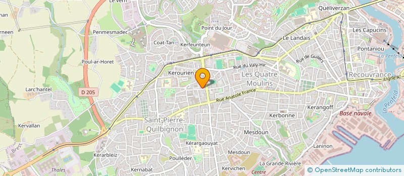 localisation de l'entreprise MADAME OCEANE WALON à BREST
