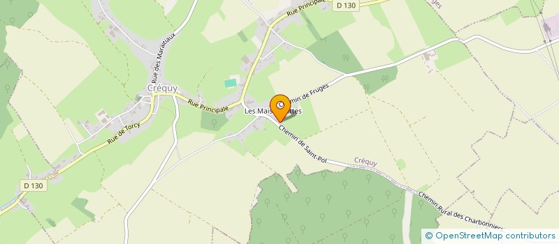 localisation de l'entreprise MADAME OCEANE WATEL  CREQUY