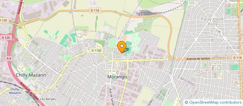localisation de l'entreprise MADAME OCEANE WILLAY  MORANGIS