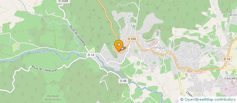 localisation de l'entreprise MADAME OCEANE WIZEN  GRIMAUD