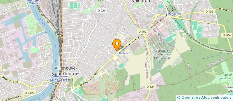 localisation de l'entreprise MADAME OCEANE YANGONGO  VILLENEUVE-SAINT-GEORGES