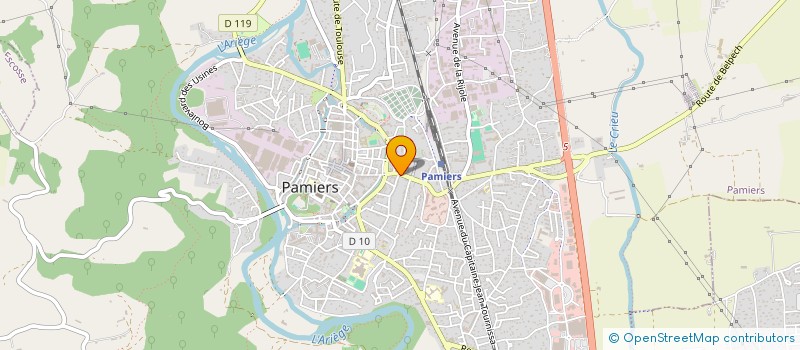 localisation de l'entreprise MADAME OCEANE-YVLIE PARACHE à PAMIERS
