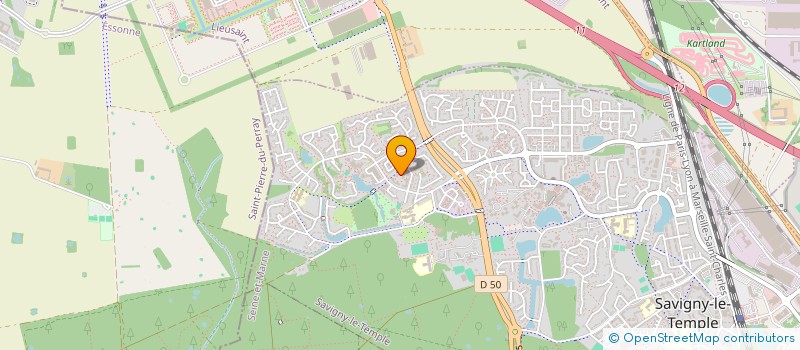 localisation de l'entreprise MADAME OCEANE ZEKEIAN  SAVIGNY-LE-TEMPLE
