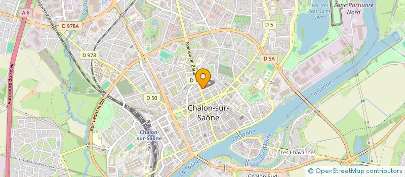 localisation de l'entreprise MADAME OCEANE ZERENI  CHALON-SUR-SAONE