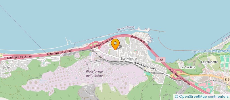 localisation de l'entreprise MADAME OCEANE ZIELINSKI  CHATEAUNEUF-LES-MARTIGUES