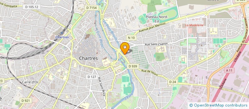 localisation de l'entreprise MADAME OCEANNE BARATINY à CHARTRES